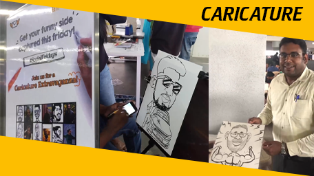 Fun Friday at Workafella with a Caricature Artist
