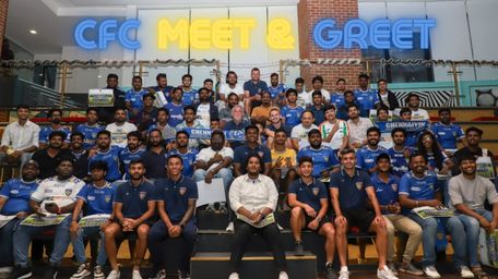 Meet And Greet With Chennaiyin FC at Workafella Teynampet.