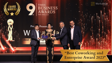 Workafella Awarded Best Coworking and Enterprise Office Space 2023 by TOI
